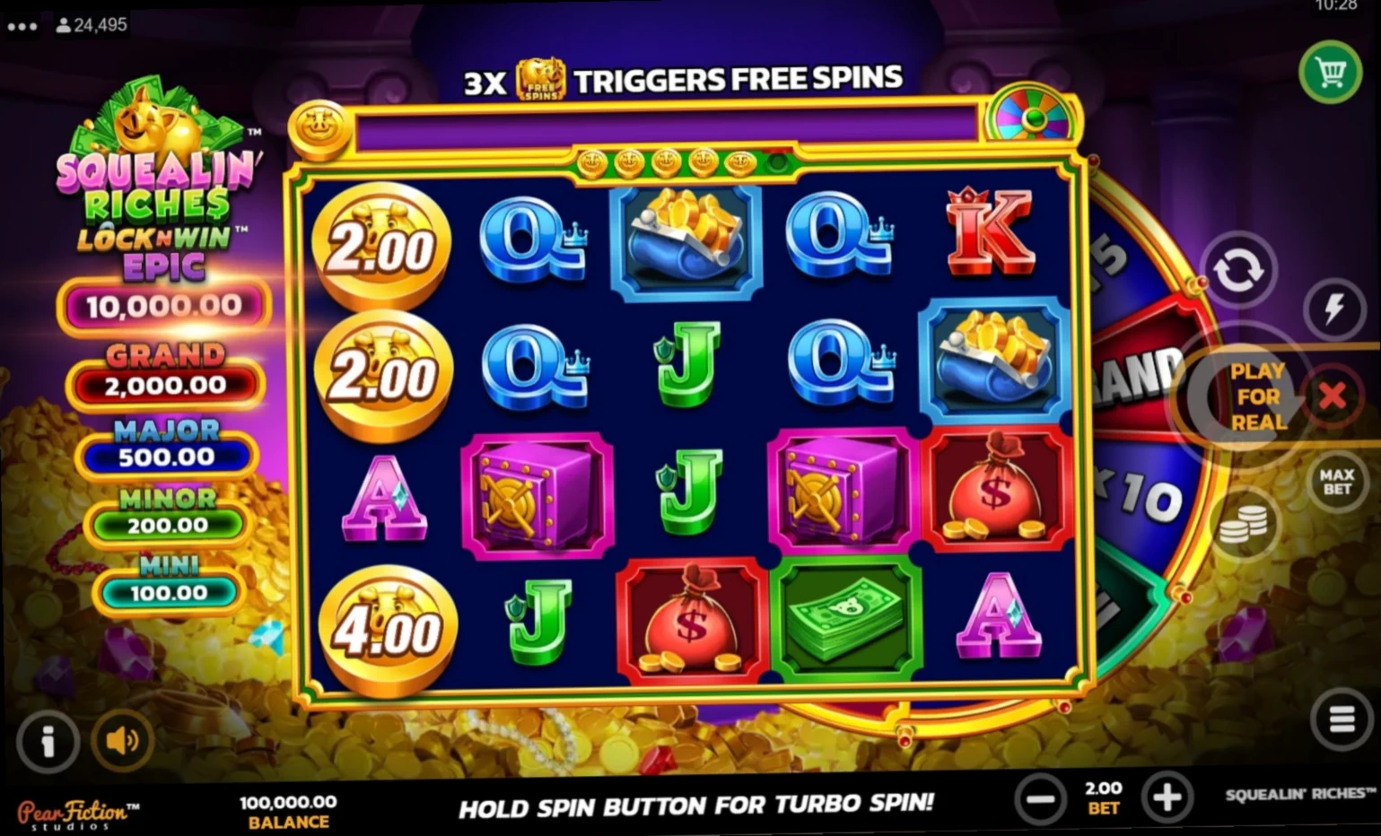 Squealin' Riches von Hacksaw Gaming